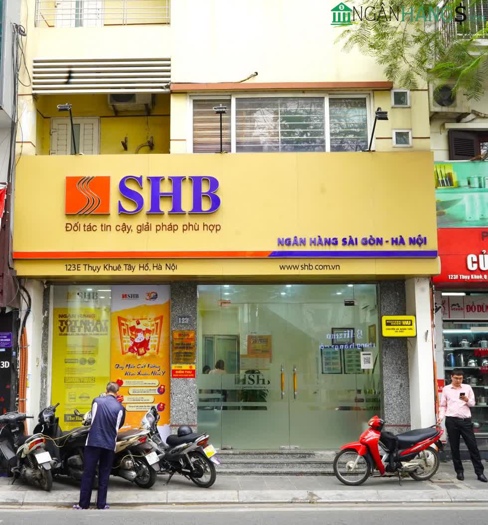 Ảnh Ngân hàng Sài Gòn Hà Nội SHB Phòng giao dịch Thụy Khuê 1